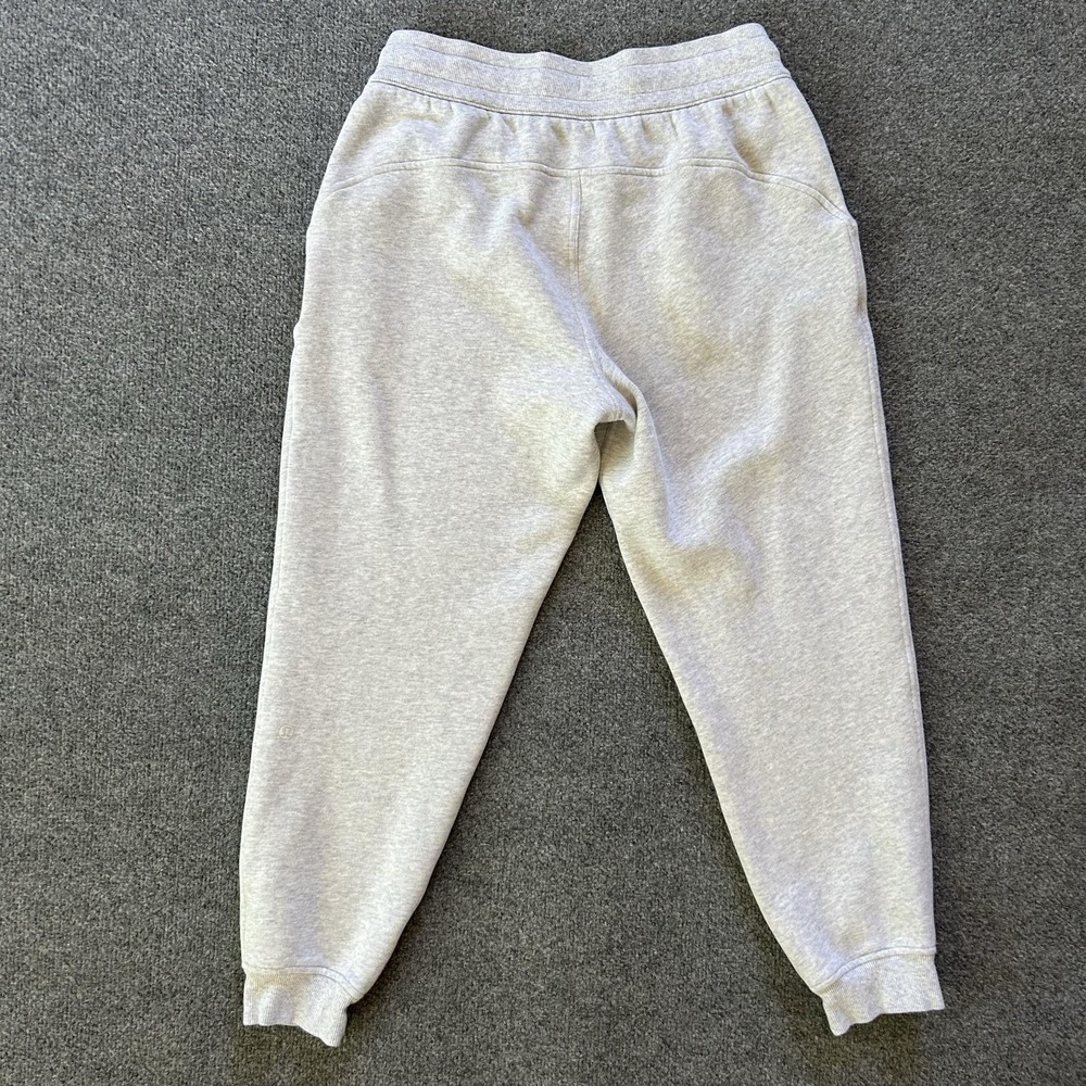Lululemon Sweatpants Womens 8 Gray Fleece Jogger Pants Elastic Waist LW5DD3S